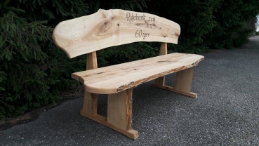 Preview: Sitzbank aus Esche Massiv