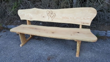 Preview: Sitzbank aus Esche Massiv