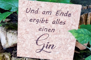 Kork Untersetzer