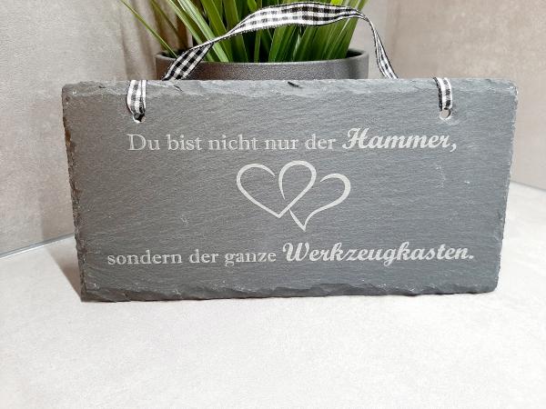 Schieferplatte "Hammer"