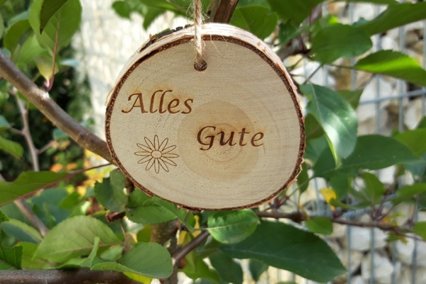 Geschenkanhänger mit Wunschgravur