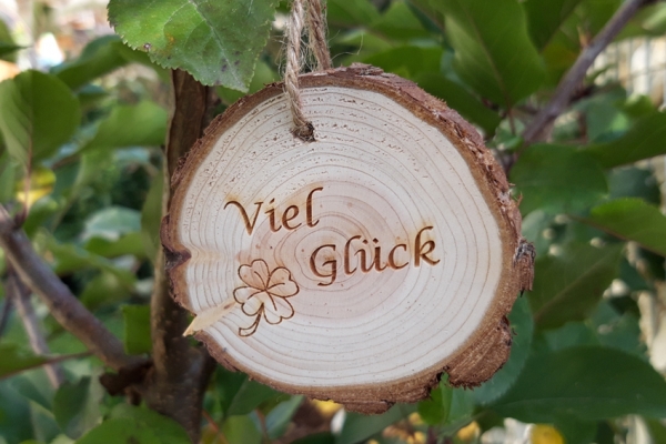 Geschenkanhänger mit Wunschgravur