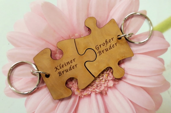 Schlüsselanhänger Puzzle "links"