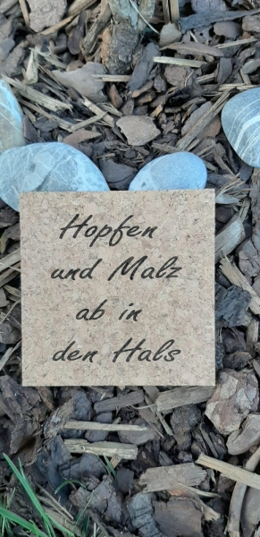 Kork Untersetzer