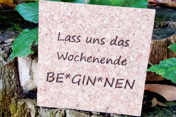 Kork Untersetzer