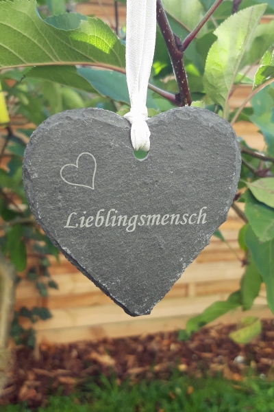 Schiefer-Herz "Lieblingsmensch"